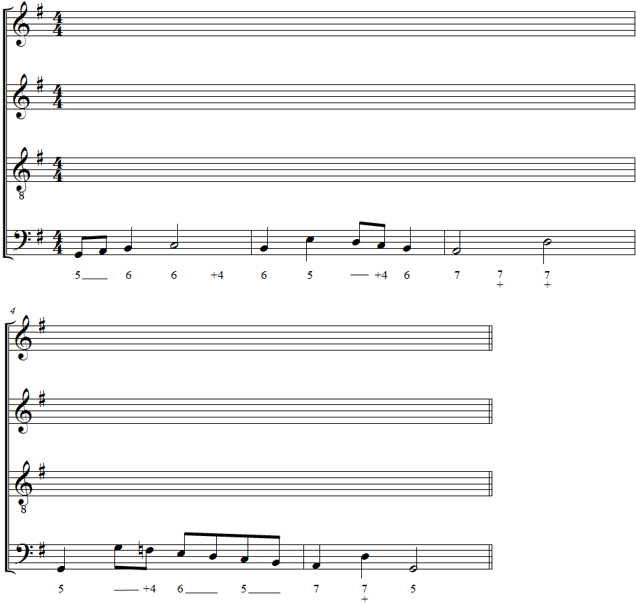 Exercice d'harmonisation N°2.