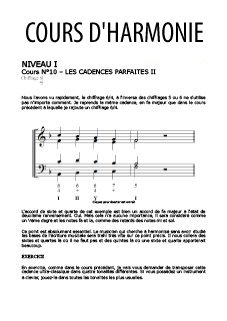 Cadences parfaites 2