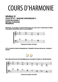 Marches harmoniques 5