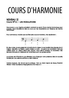 Les modulations