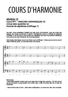 Marches harmoniques 3